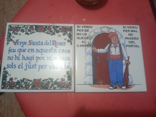2 Azulejos Decorativos Catalanes