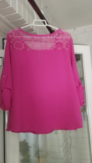 Blusón rosa chicle