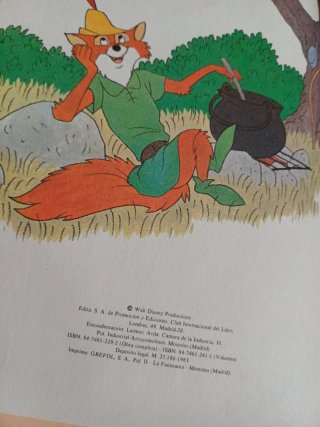 Robin Hood y la flecha dorada, Disney 1983