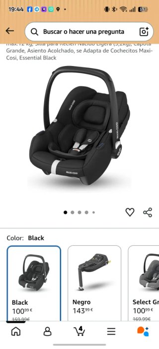 Maxi-Cosi Silla de Coche + soporte isofix