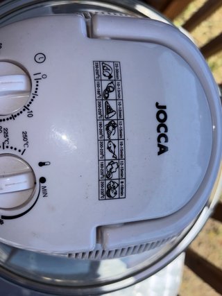 Horno de aire Jocca