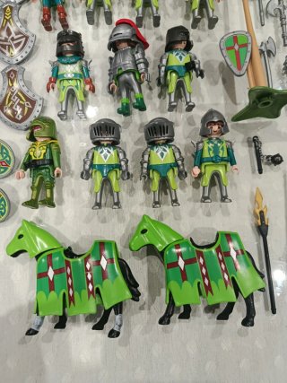 Playmobil ejercito de Caballeros Dragón Verde