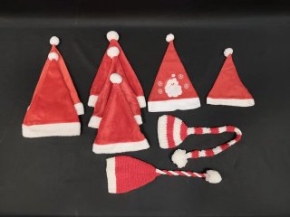 Lote 6 Gorros Navideños Infantiles
