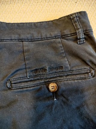 Bermudas Hombre Bolsillos Azul