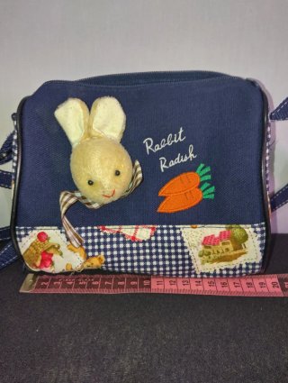 Piccola borsa da bambina vintage Rabbit Radish