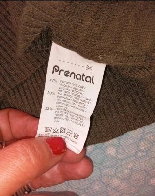 Maglia premaman marrone