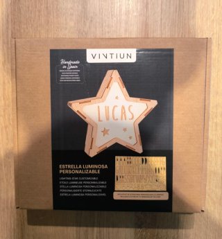 Estrella Luminosa Personalizable Vintiun