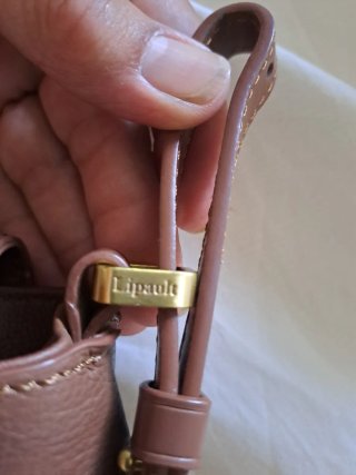 Bolso de cuero marrón Lipault