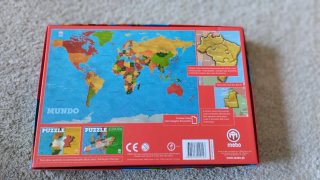 Lote 2 Puzzles Mundo e Europa Clementoni