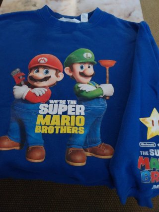 Sudadera Niño Mario Bros Talla 8/10