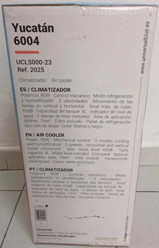 Climatizador Universal Blue Yucatán 6004