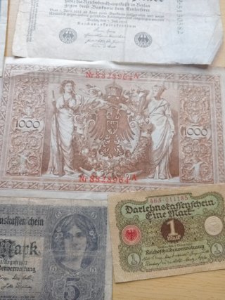 11 Billetes Alemanes Antiguos