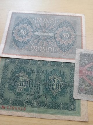 11 Billetes Alemanes Antiguos