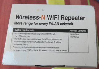 Repetidor WiFi + Cable LAN