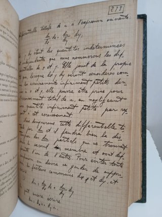 Calculo, tomoI,encuadernación Holandesa año 1886