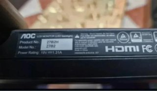 Monitor AOC Full HD 75Hz Negro