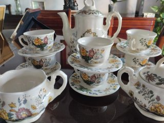 Juego de café de La Cartuja de Sevilla