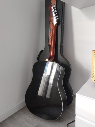 Guitarra Fender Negra Acústica