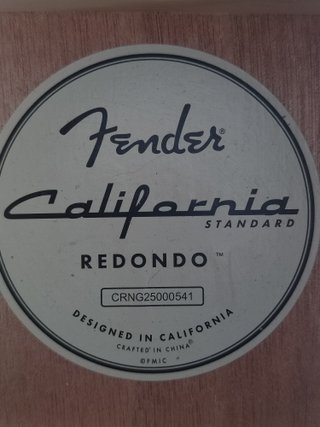 Guitarra Fender Negra Acústica