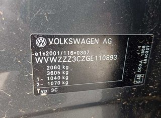 Volkswagen 449127 6.5jx16 llanta passat variant
