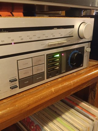 Equipo Hi-Fi Kenwood giradiscos sanyo