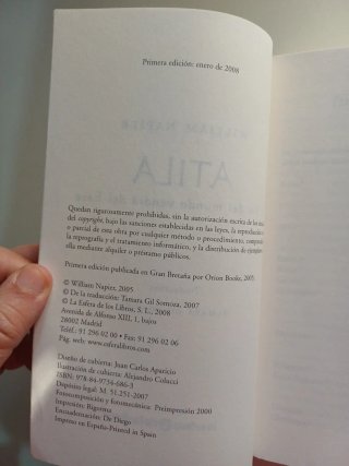 Atila. El fin del mundo vendrá del Este, Napier