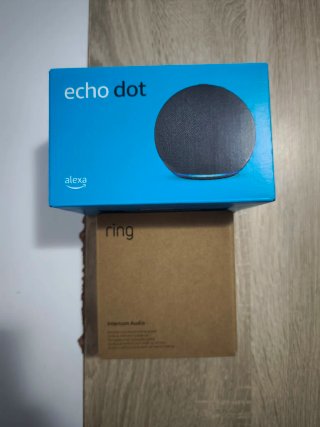Echo Dot y Ring Intercom Audio