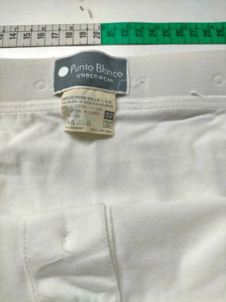 Boxer Punto Blanco botones Talla 52 L