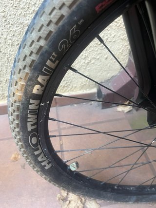 Bicicleta Dirt Jump Orbea Roja