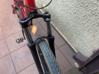 Bicicleta Dirt Jump Orbea Roja