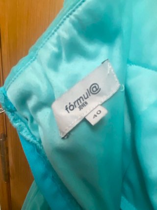 Vestido fiesta Azul Fórmula joven