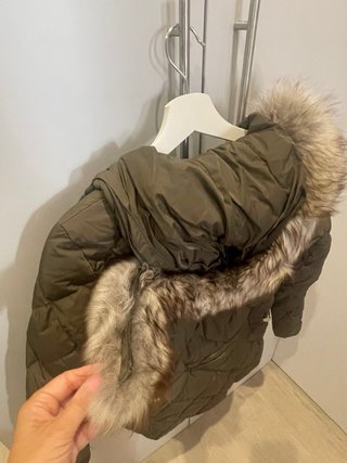 Plumífero Massimo Dutti Verde Oliva Talla XS