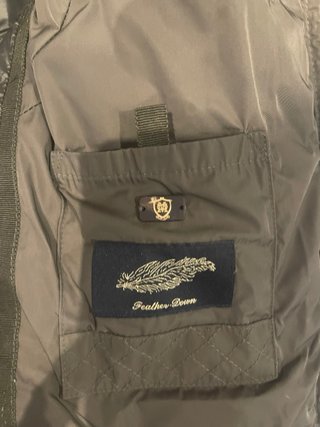 Plumífero Massimo Dutti Verde Oliva Talla XS
