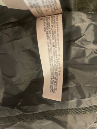 Plumífero Massimo Dutti Verde Oliva Talla XS
