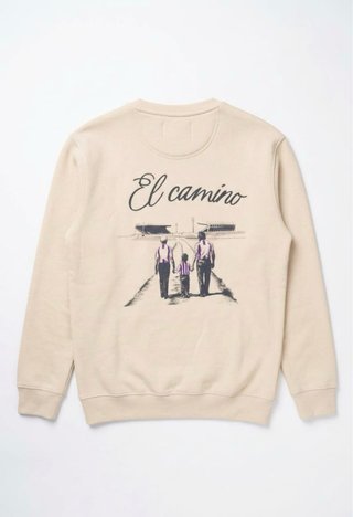 Sudadera beige El Camino nueva, sin estrenar.