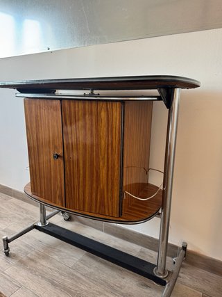 Mueble Bar Vintage Madera y Metal