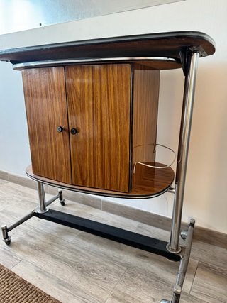Mueble Bar Vintage Madera y Metal