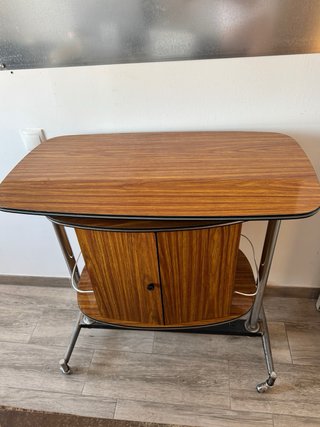 Mueble Bar Vintage Madera y Metal