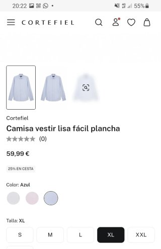 Lote 5 Camisas Vestir XL 295€