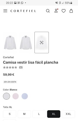 Lote 5 Camisas Vestir XL 295€