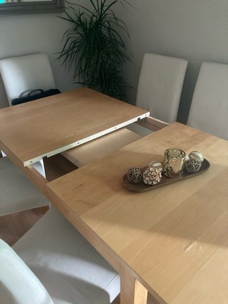 Mesa comedor roble extensible 140/220