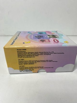 : Cámara Infantil Instantánea ASTGMI Rosa 1080P
