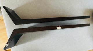 Estanterías madera maciza wengué artesanales
