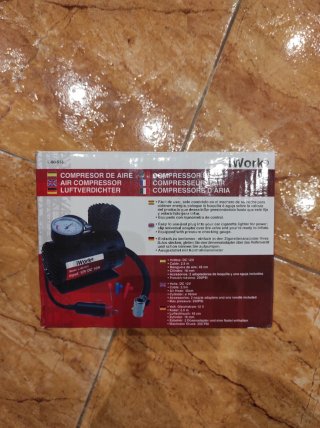 Compresor Aire Portátil iWork 12V nuevo