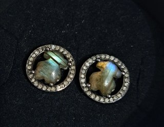 Pendientes Tous Oso Labradorita Linea Camille