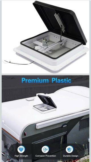 Claraboya 40x40 cm para Autocaravana