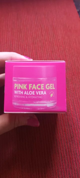 Gel Facial Rosa con Aloe Vera