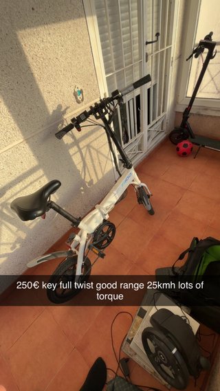 Bici Eléctrica Plegable F100