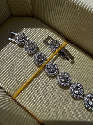 Pulsera Swarovski Plata