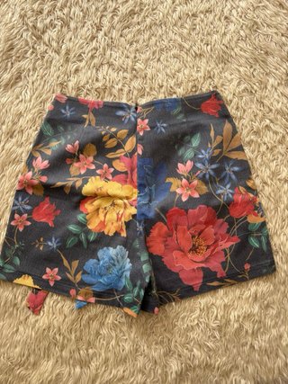 Falda pantalón flores